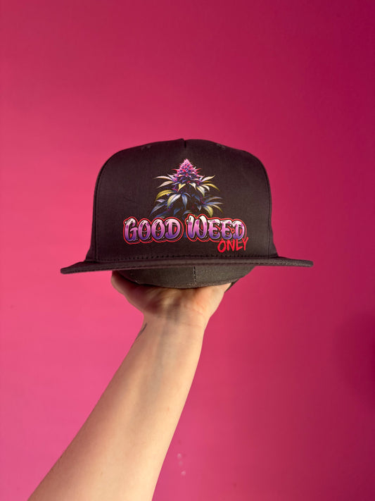 Good Weed Only 5-Panel Flat Bill SnapBack