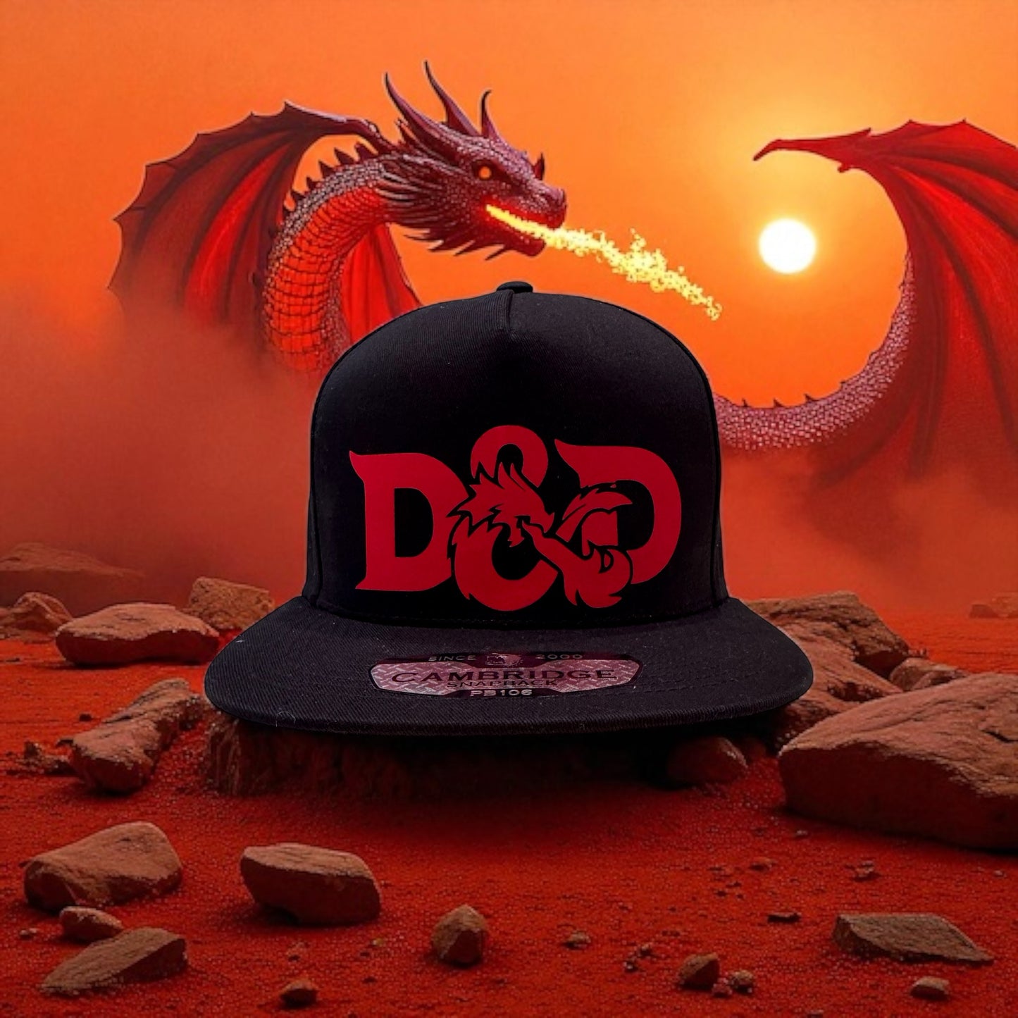Custom D&D 5-Panel Flat Bill SnapBack