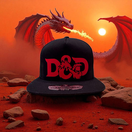 Custom D&D 5-Panel Flat Bill SnapBack