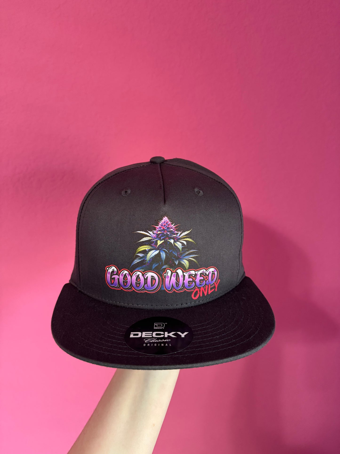 Good Weed Only 5-Panel Flat Bill SnapBack