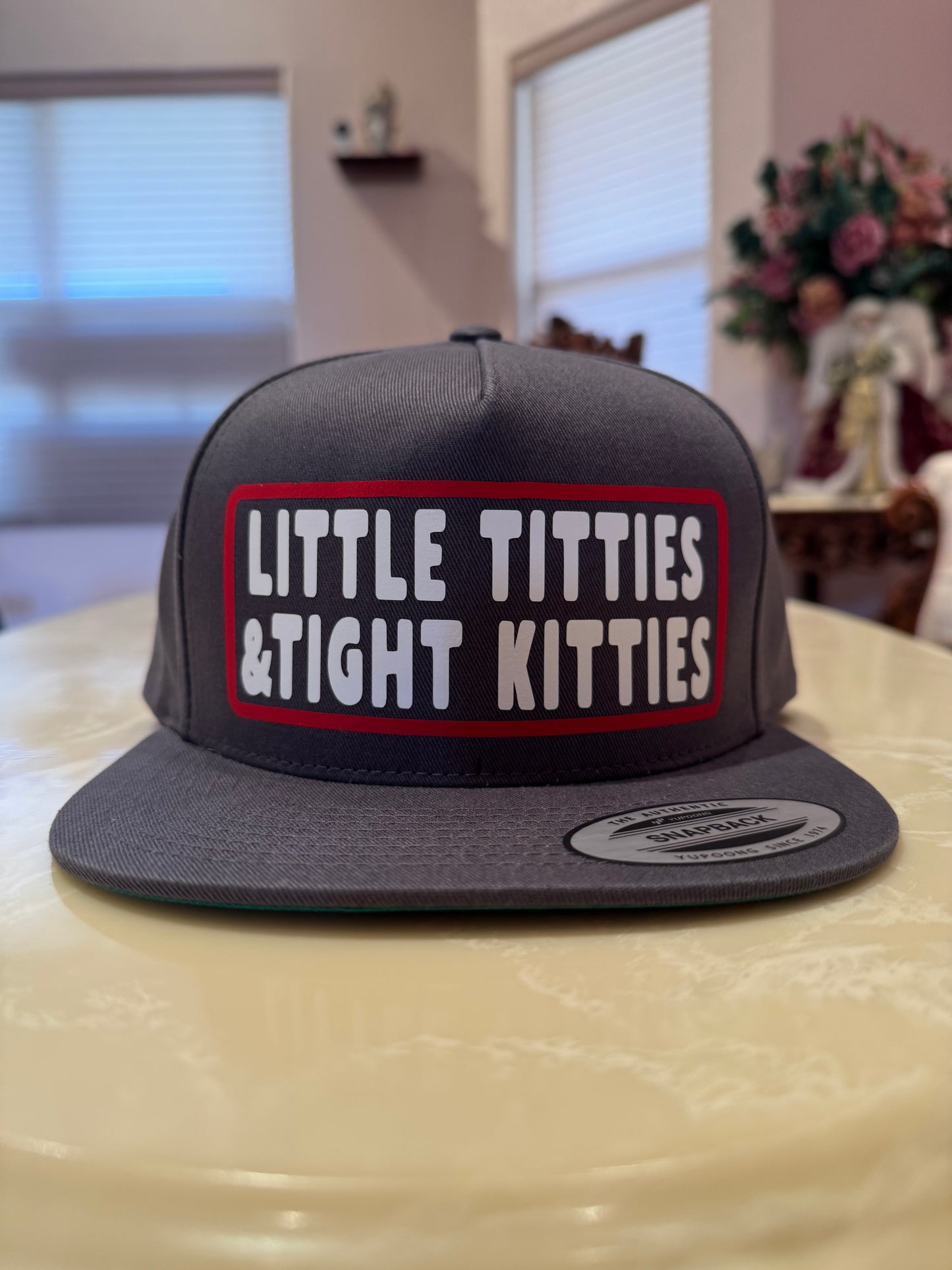 Little Titties & Tight Kitties 5-Panel Flat Bill SnapBack