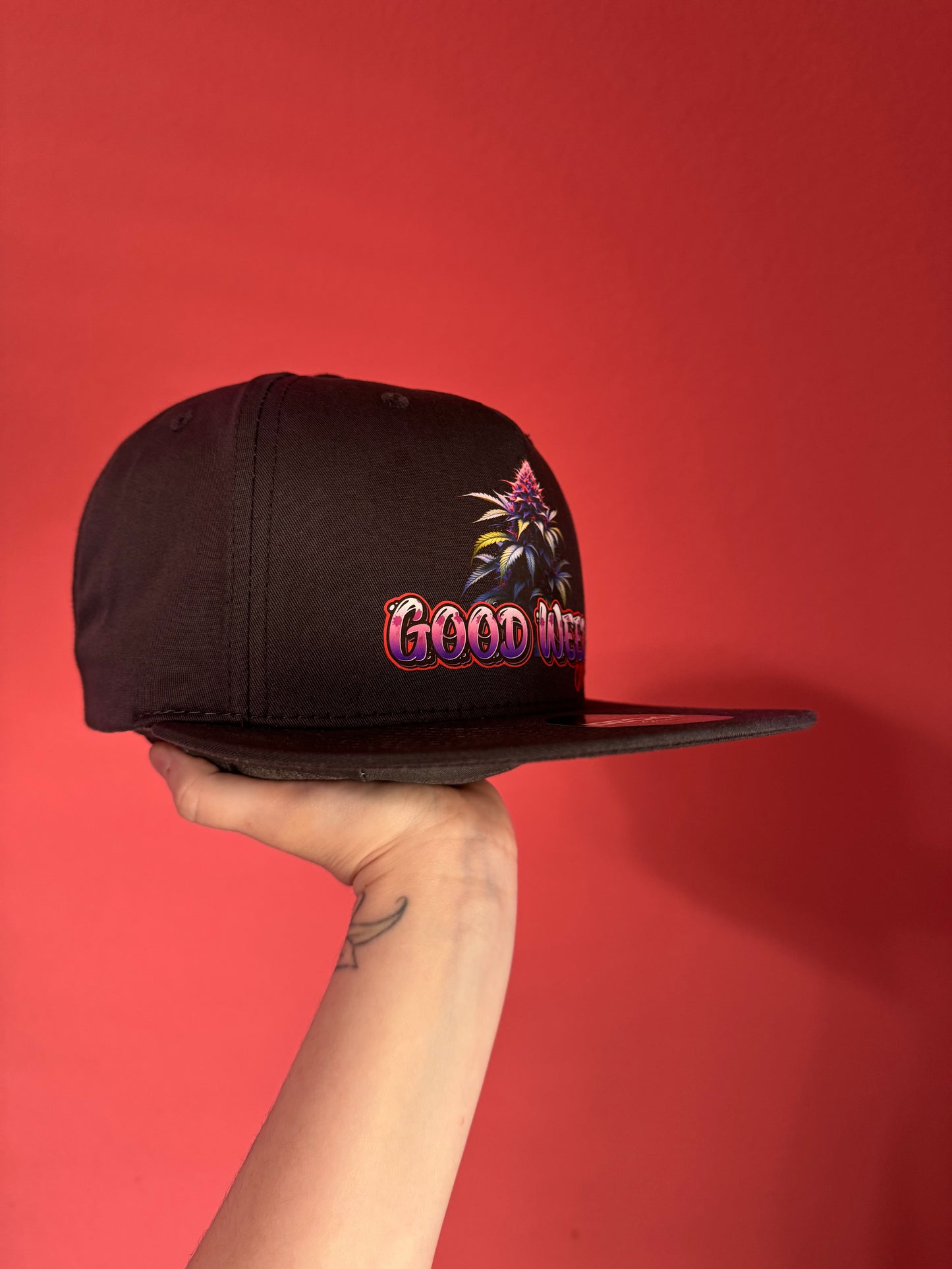 Good Weed Only 5-Panel Flat Bill SnapBack