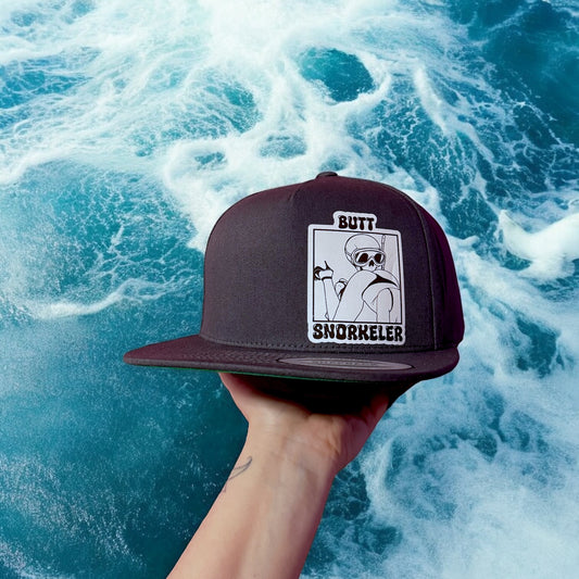 Butt Snorkeler 5-Panel Flat Bill SnapBack