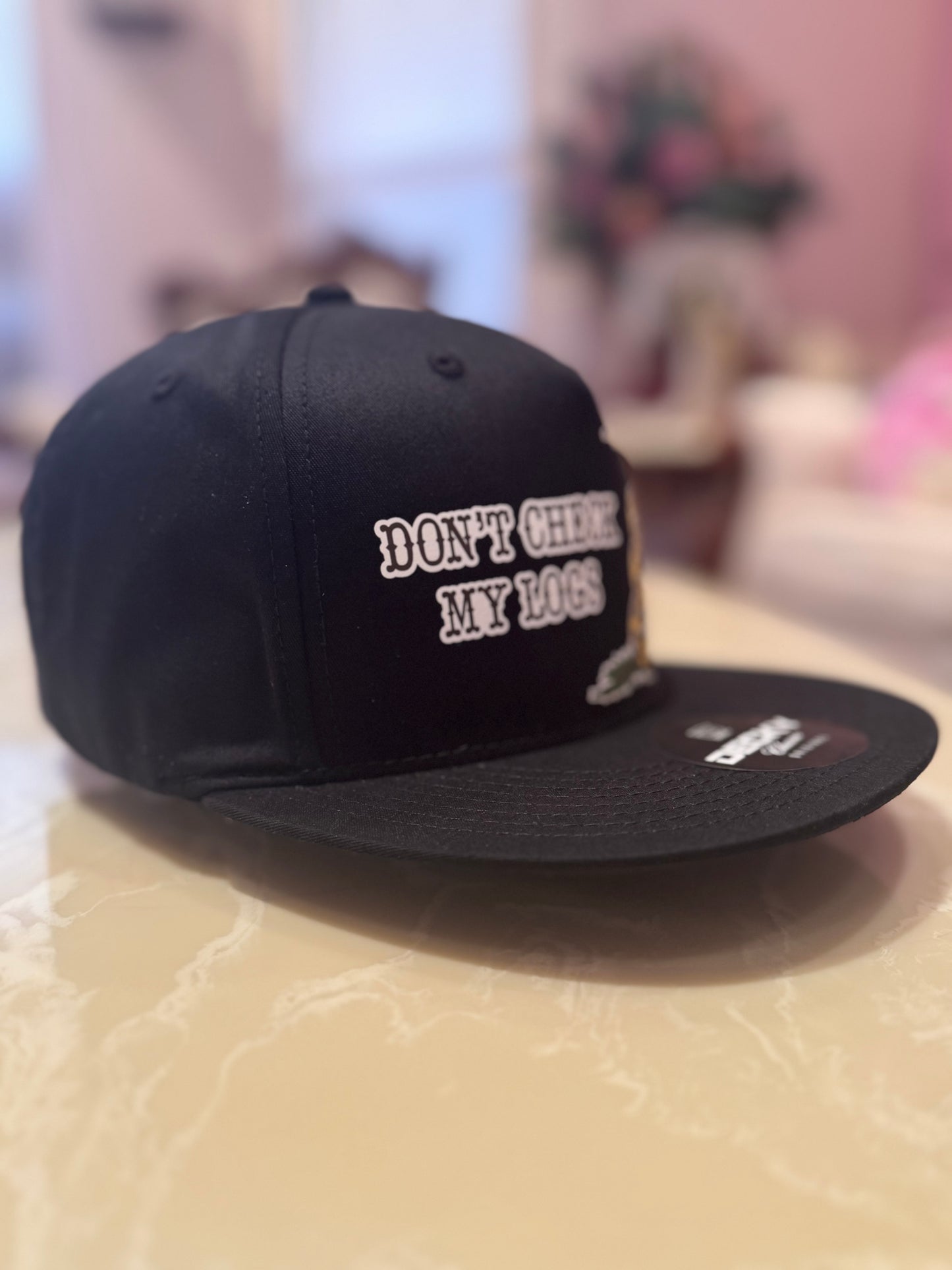 Don’t Check My Logs 5-Panel Flat Bill SnapBack