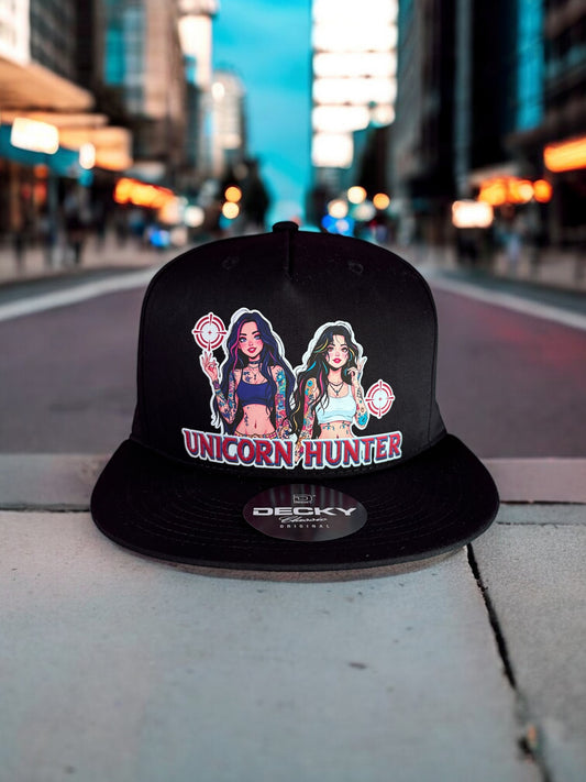 Unicorn Hunter 5-Panel Flat Bill SnapBack