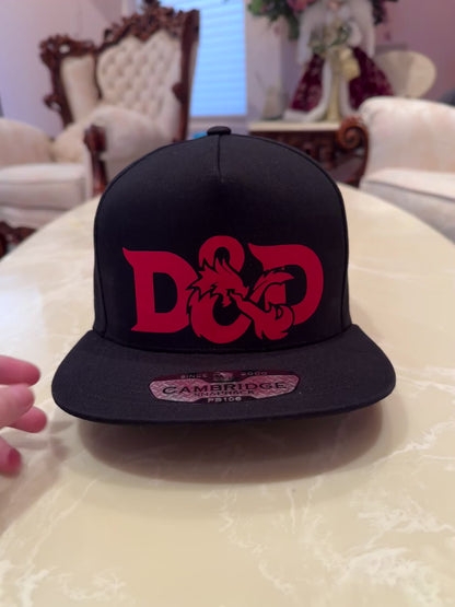 Custom D&D 5-Panel Flat Bill SnapBack
